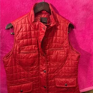 The Limited Cherry Quilted Vest